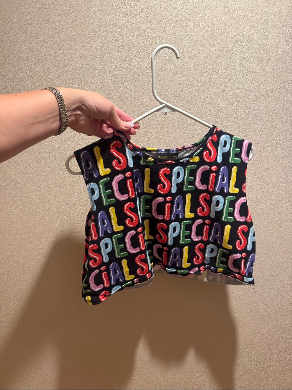 Nooworks "Special" Multicolor Graphic Crop Top